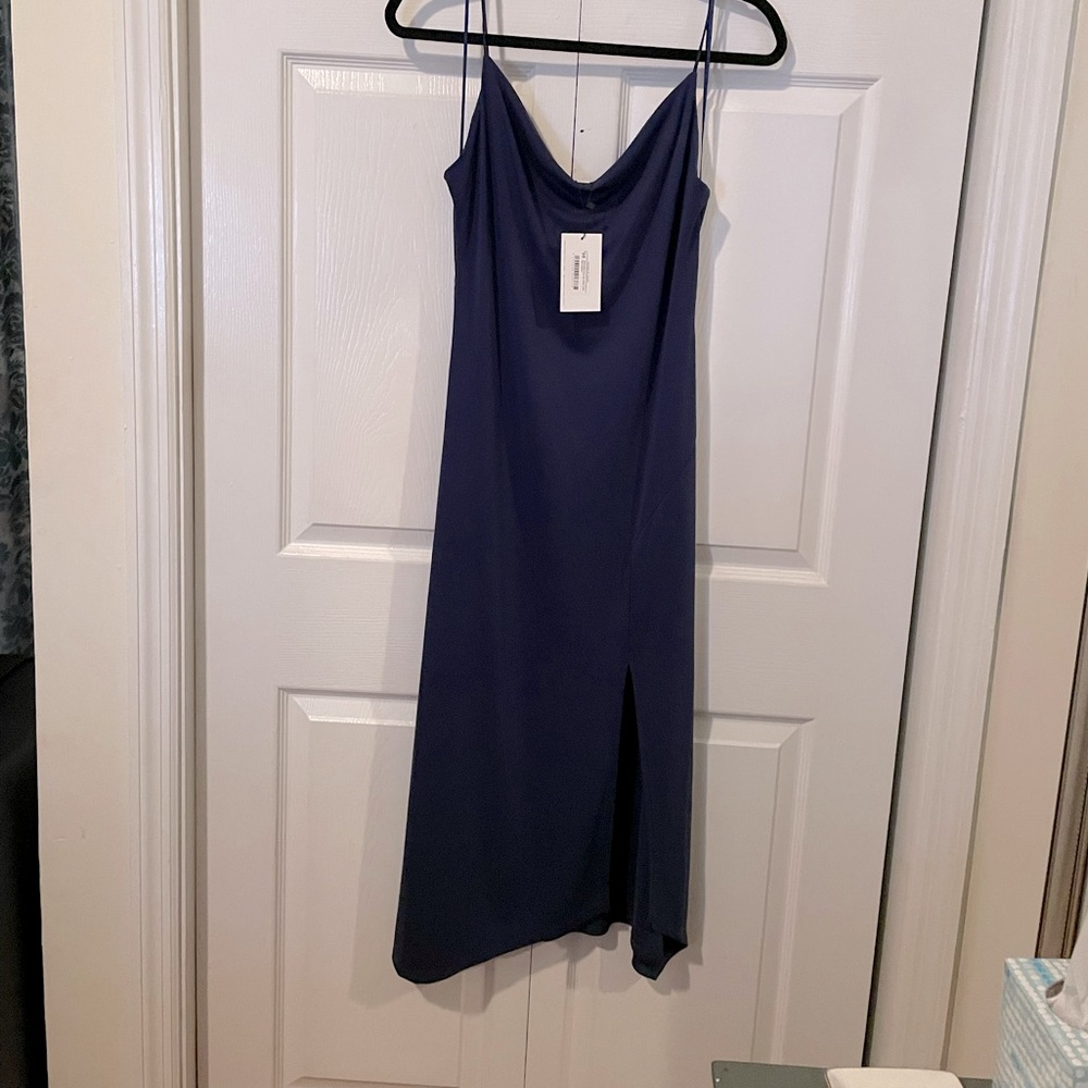 NEW blue midi dress